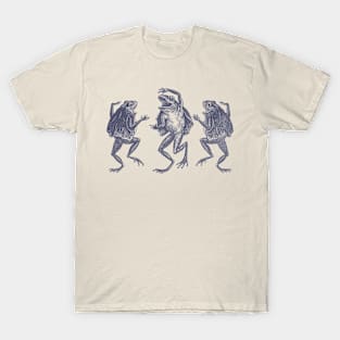 Dancing Frog Vintage 90s Tattoo Style Tshirt, Retro Y2k Frog Lovers Shirt, Funny Dance Toad 2000s Shirt, Funny Frog Meme, Joke T-Shirt